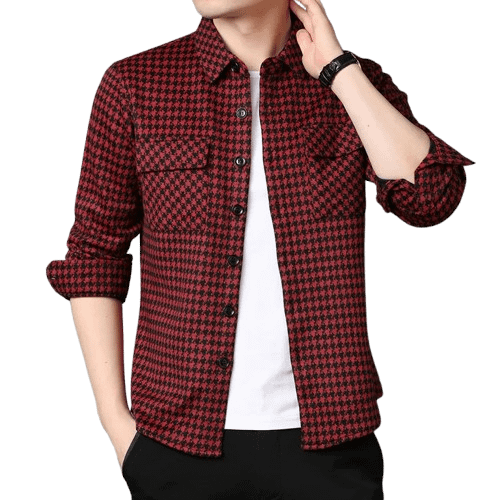 Multi-pocket Shirt Fashion Men's Business Shirt product image (2)