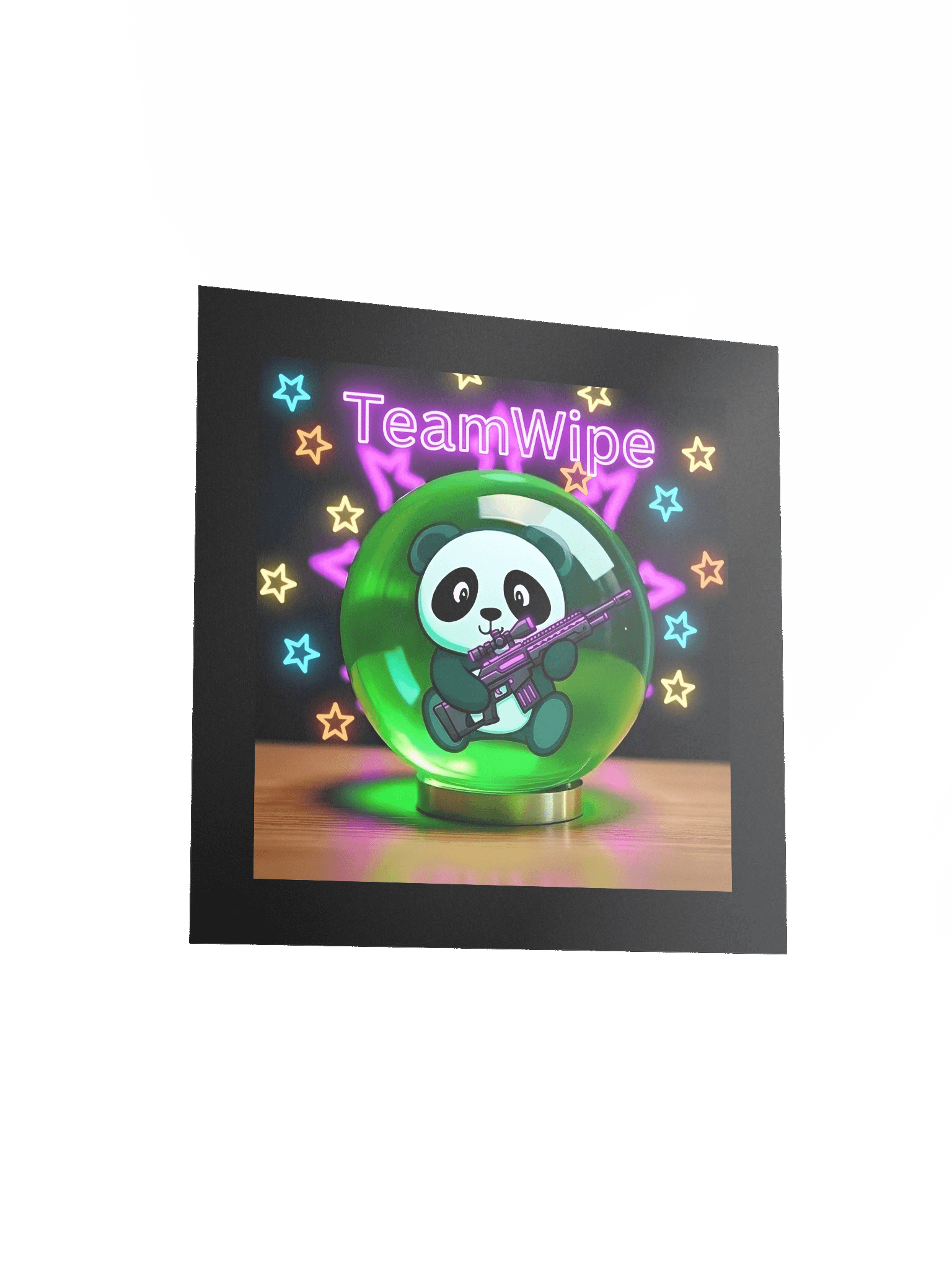Neon Panda TeamWipe Poster product image (7)