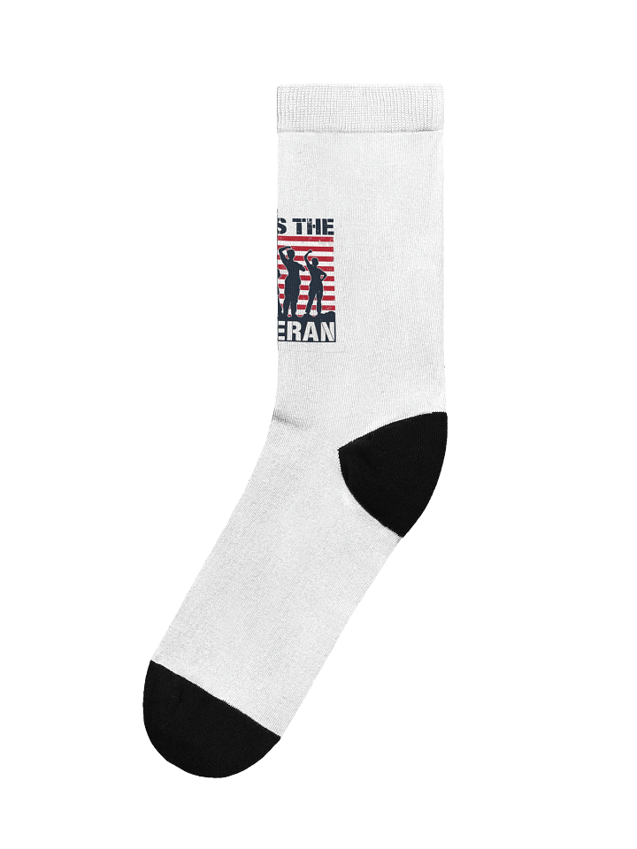 She’s The Veteran Premium Sustainable Crew Socks product image (1)