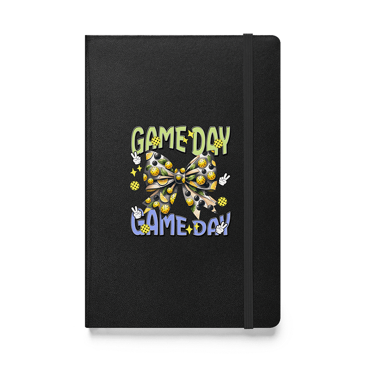 Game Day Bow Pickleball Hardcover Journal product image (1)