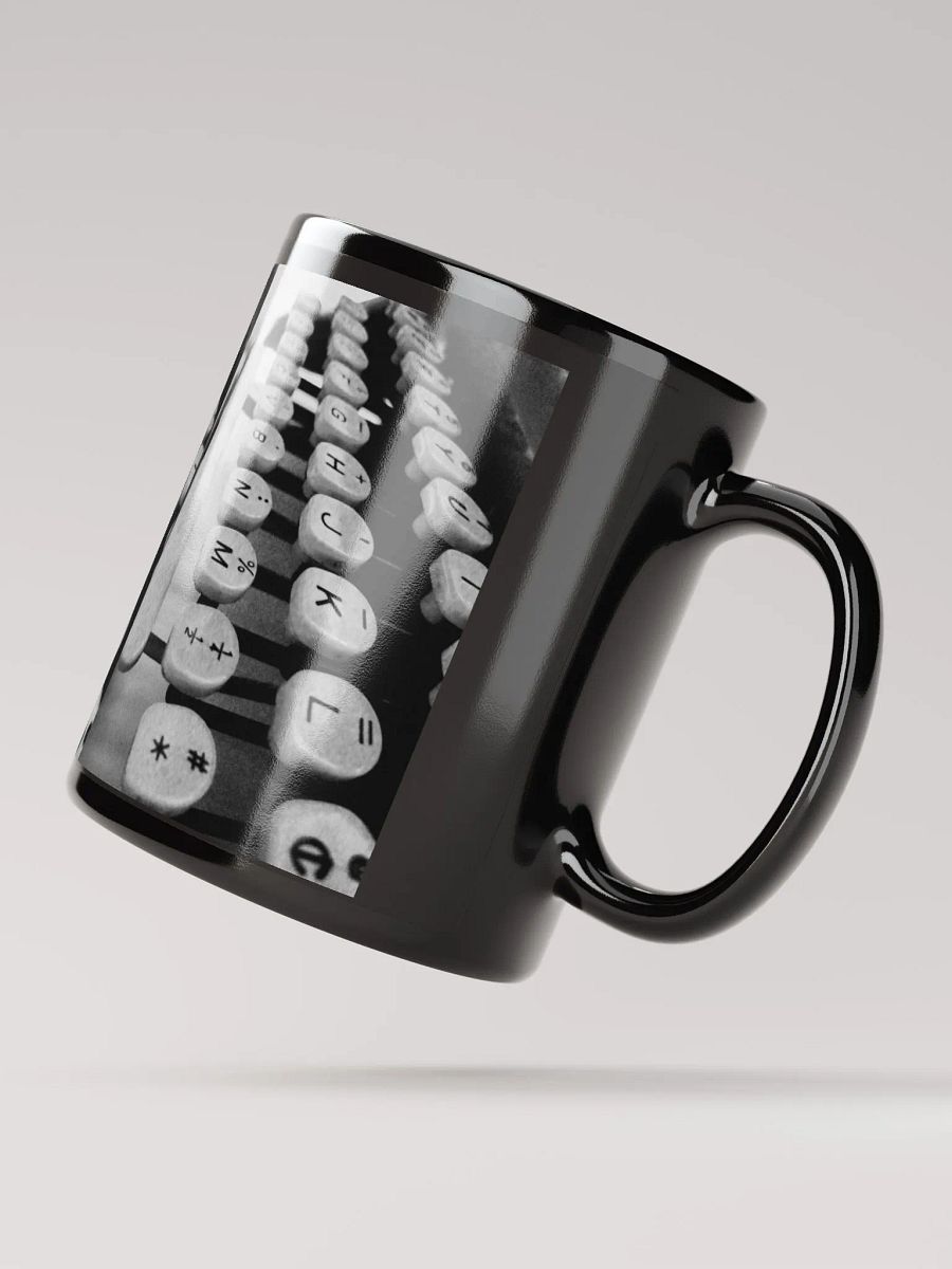 Typewriter Keys - Black & White - Mug product image (2)