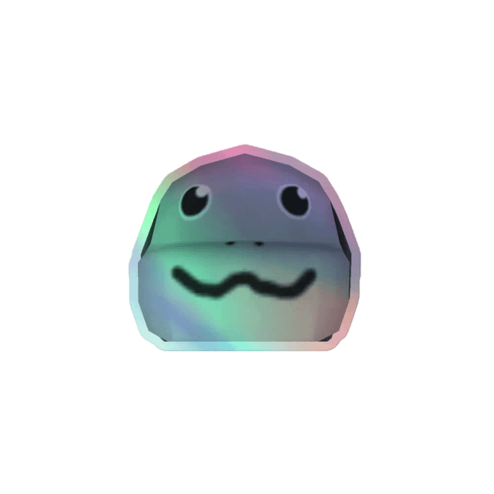 Holographic Baboon Sticker product image (1)