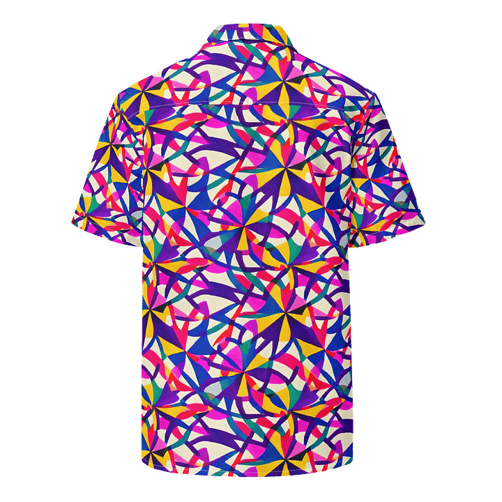 Rainbow Shapes Hawaiian Shirt product image (2)