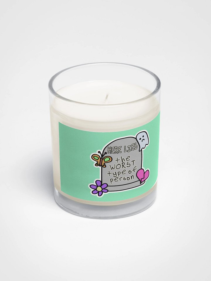 "Worst Type of Person" Soy Wax Candle product image (2)