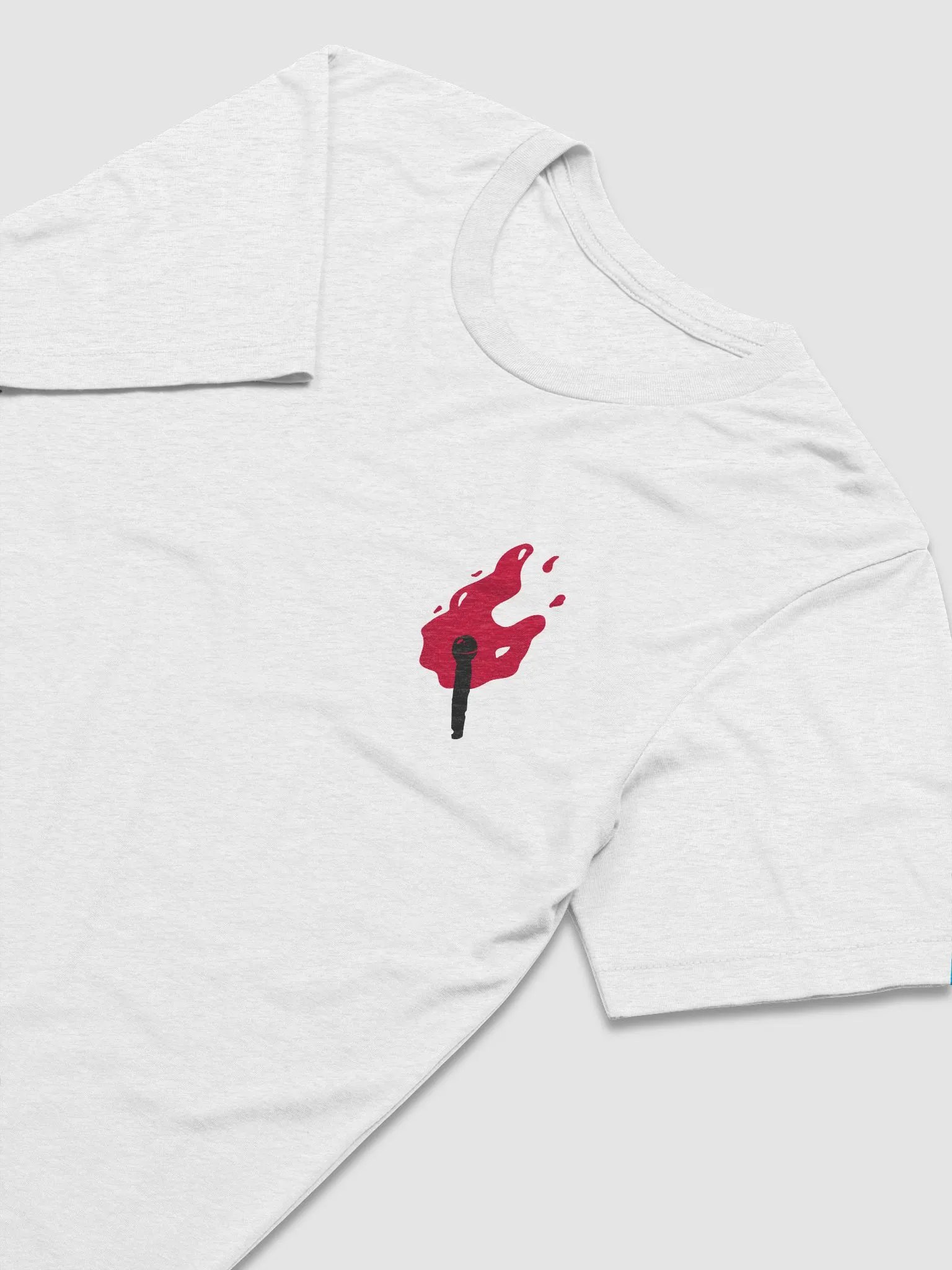 Match tee (white triblend) product image (3)