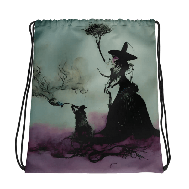 Mystical Witchcraft Drawstring Backpack product image (1)