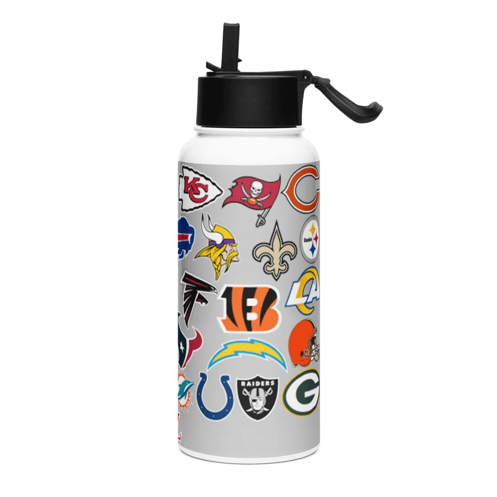 Team Logos Stainless Steel Water Bottle product image (3)