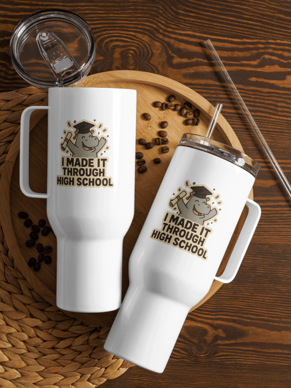Hutto Hippo Graduation Celebration Travel Mug product image (2)