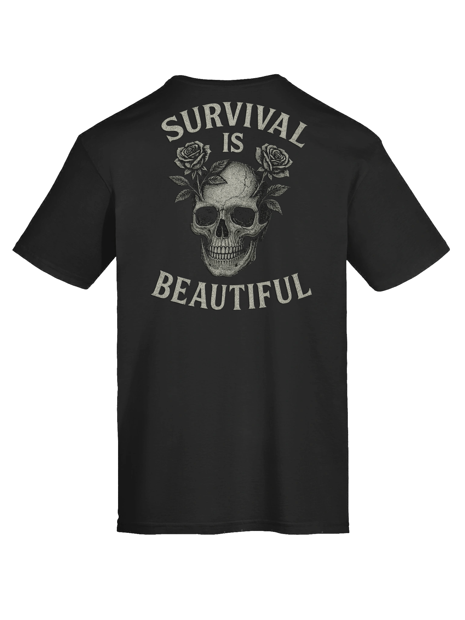 Survival is Beautiful Skull Rose Gildan Unisex Softstyle T-Shirt product image (11)