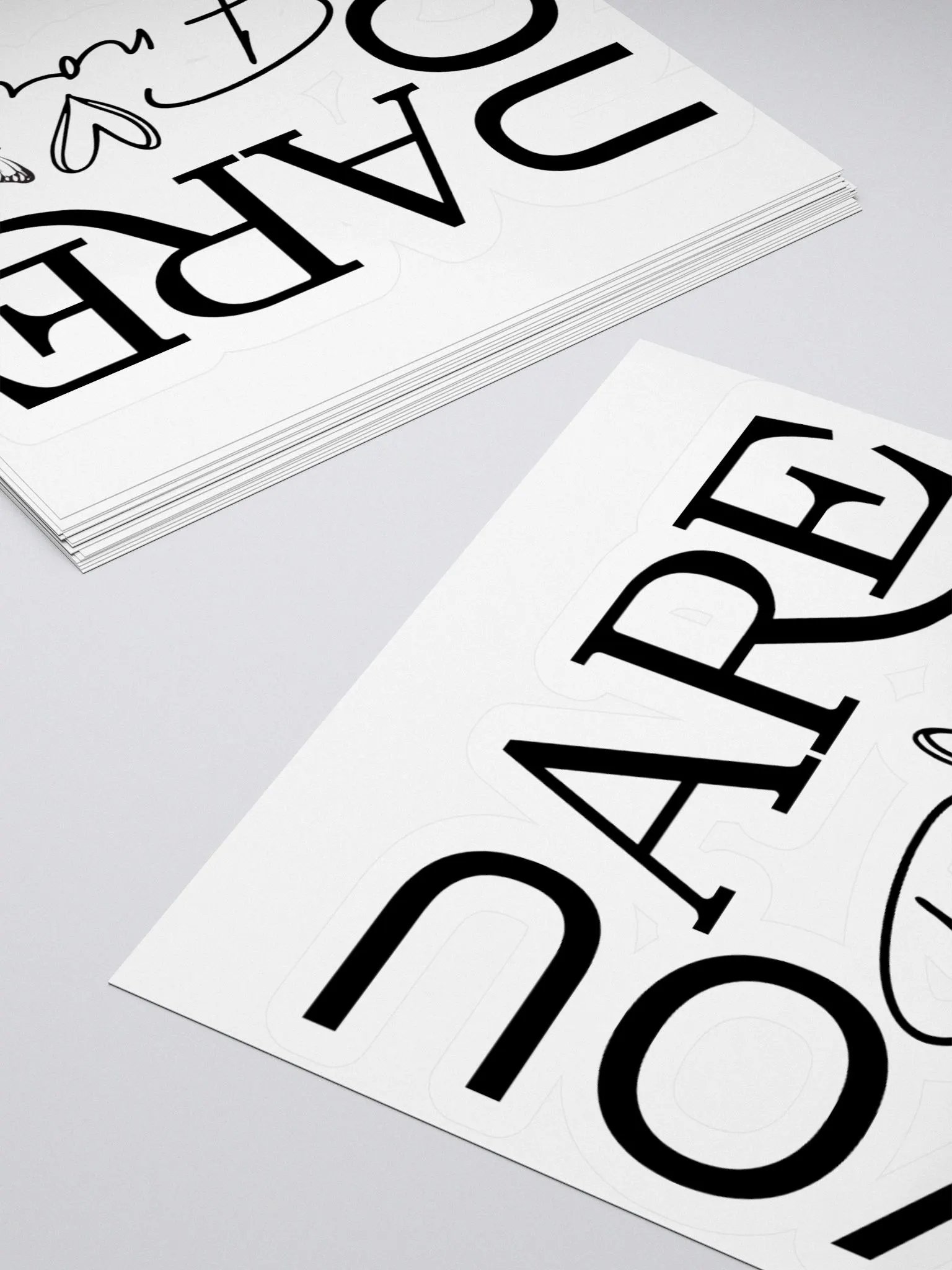 You Are Enough - Empowering Motivational Quote Kiss Cut Stickers product image (4)