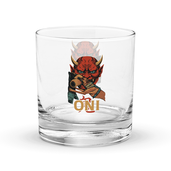 Oni Demon Rocks Glass product image (1)