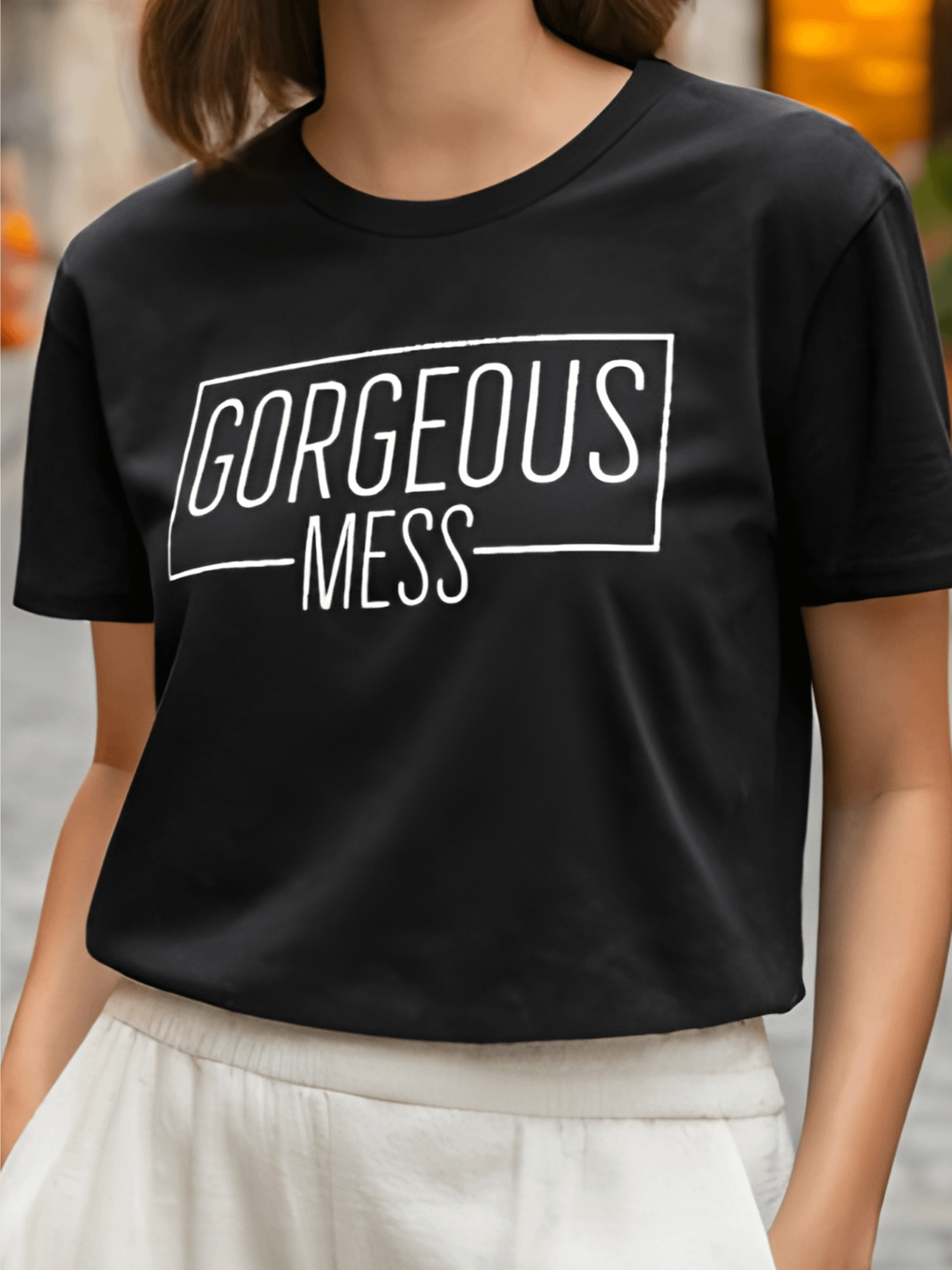 Gorgeous Mess - Women's Black T-Shirt product image (1)