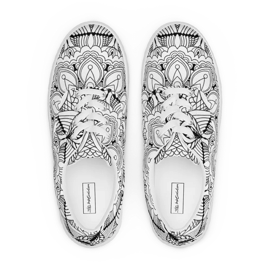 Mandala Symmetry Men's Canvas Shoes product image (3)