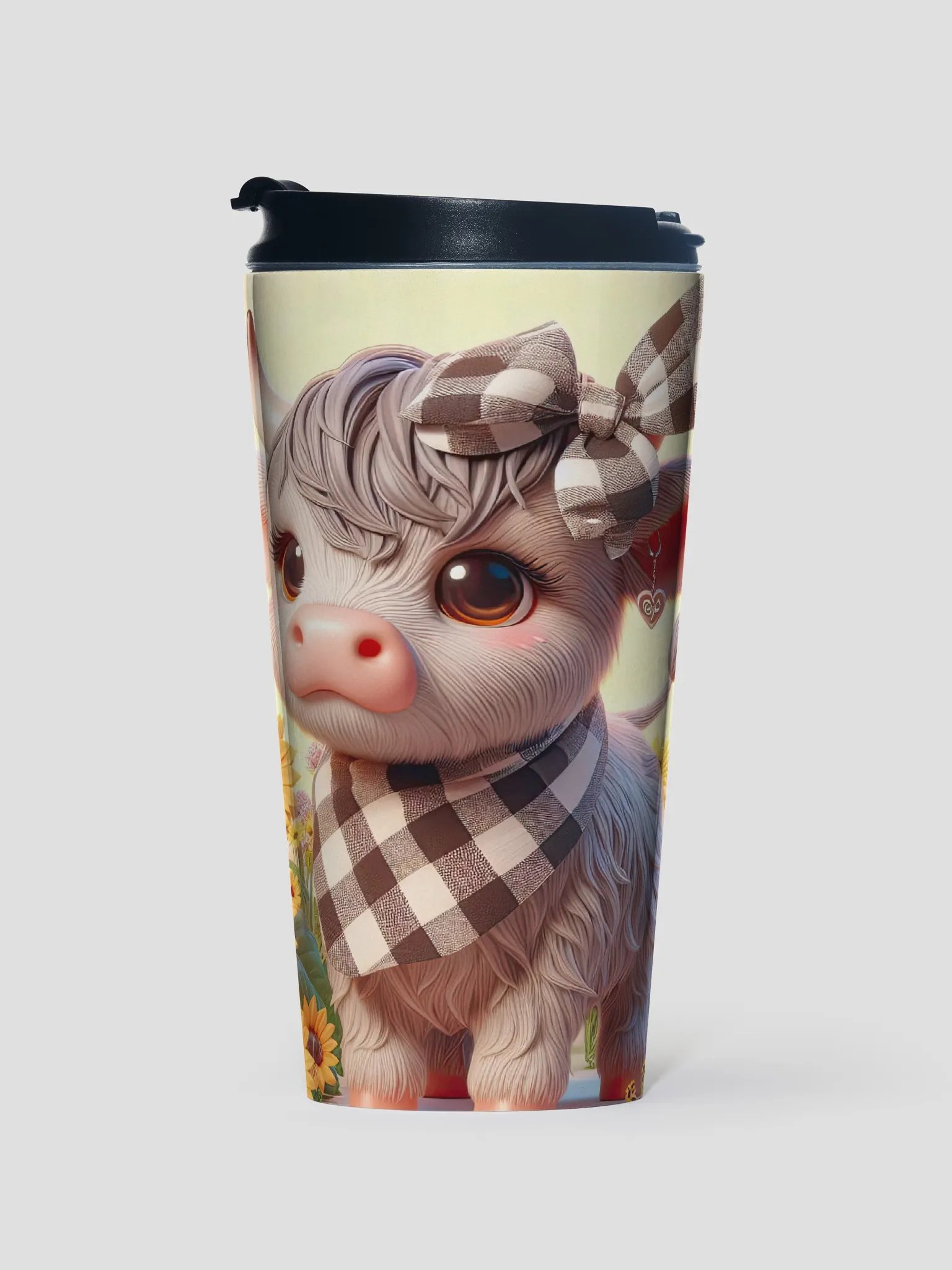 Sunflower Calf Stainless Steel Travel Mug product image (1)