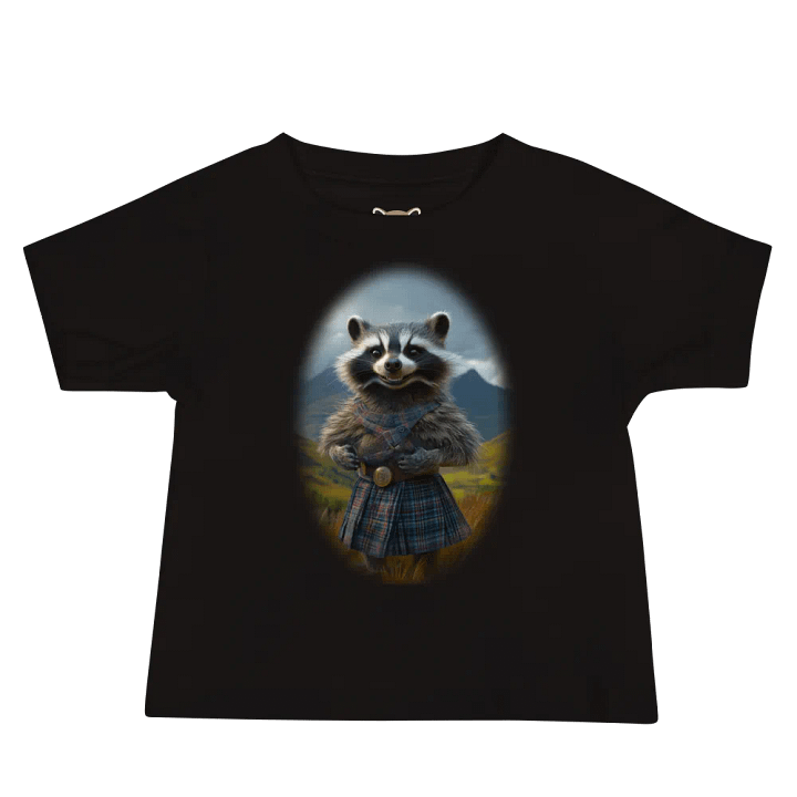 Highland Raccoon Baby Tee product image (2)