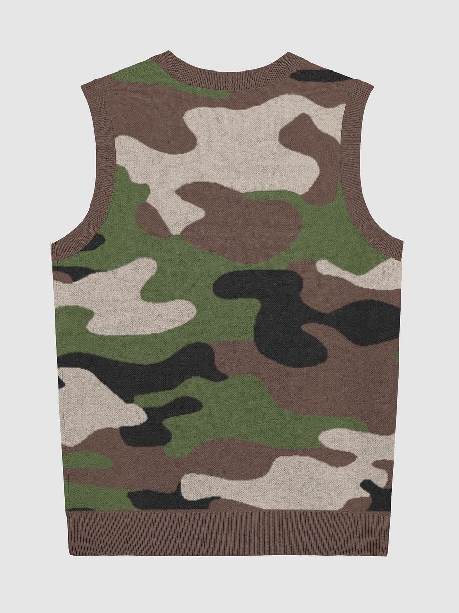 Banjos For Veterans (B4V) Camo Knitted V-Neck Vest product image (6)
