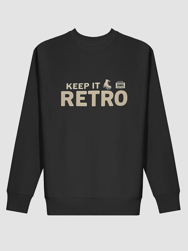 Retro Roller Skate Boombox Sweatshirt product image (2)