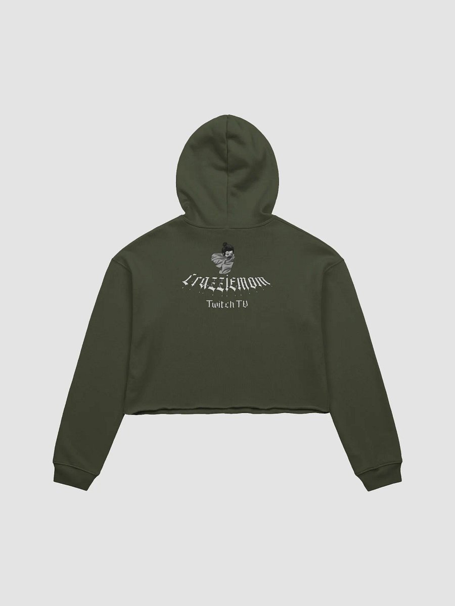 Crazzie Train Crop Hoodie Dark Edition product image (6)