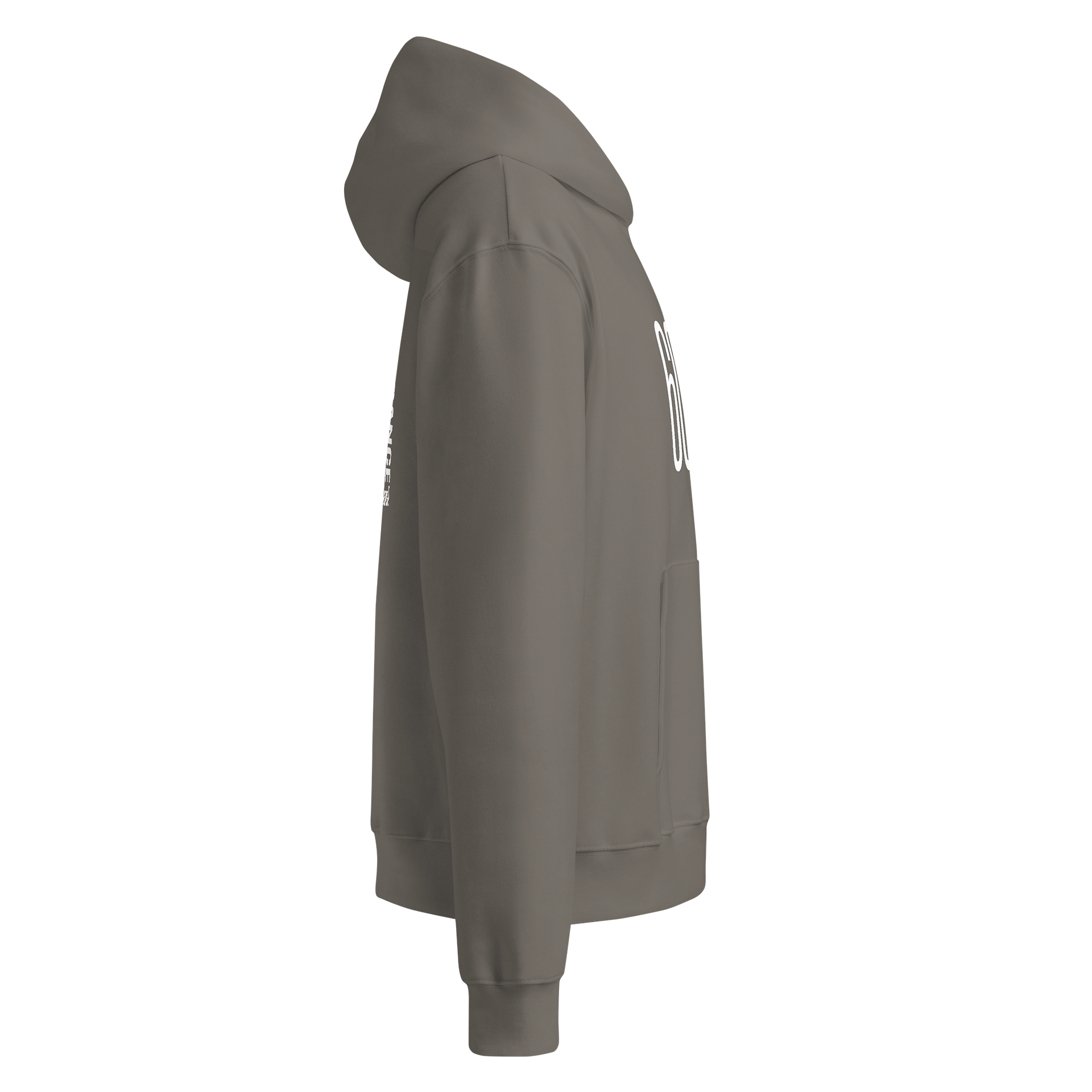 Men's Oversized Hoodie | Philosophical & Streetwear Organic Cotton Design product image (4)