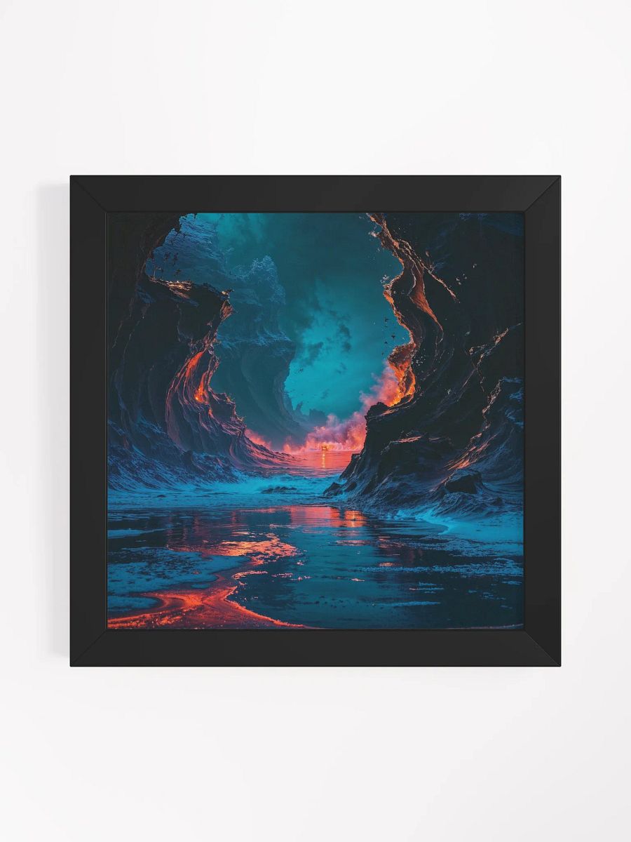 Veins of Fire, Breath of Ice Framed Print product image (3)