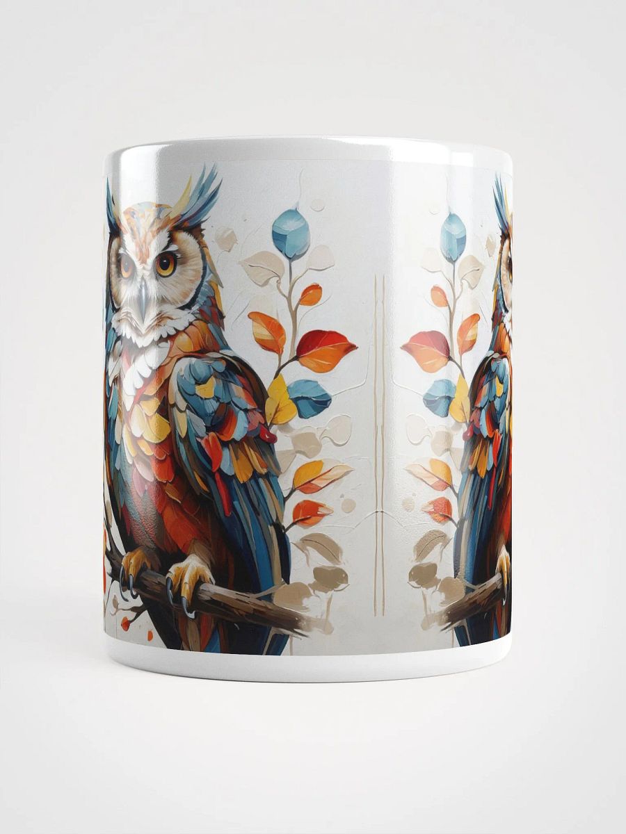 Radiant Feathers Owl Mug product image (3)