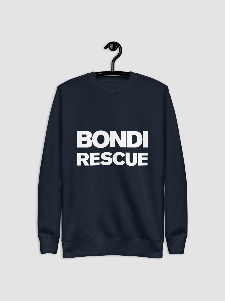 Classic Bondi Rescue Unisex Premium Sweatshirt Alternate Logo product image (3)