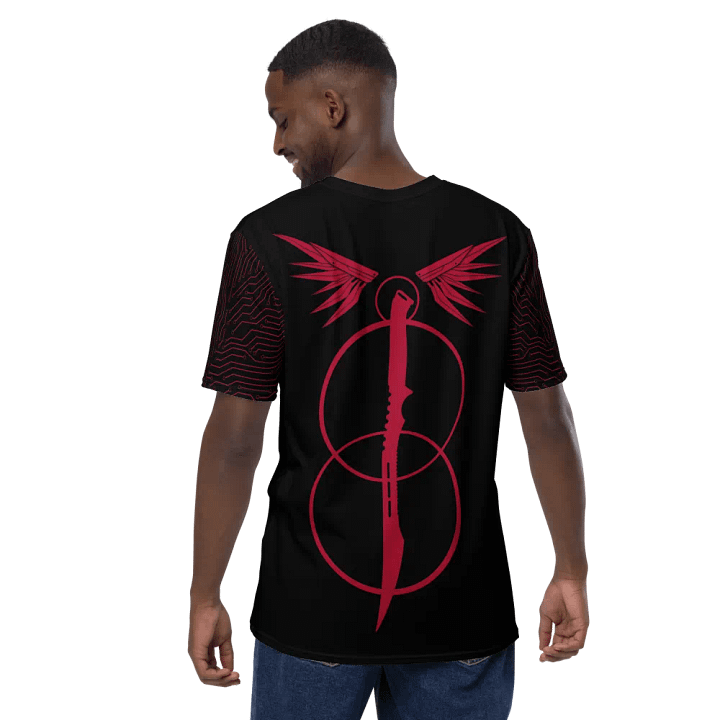 Mecha Warrior Breathable Tee - Black/Red product image (2)