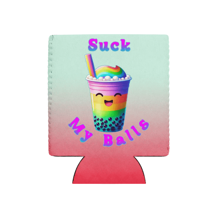 Rainbow Bubble Tea Can Cooler product image (1)