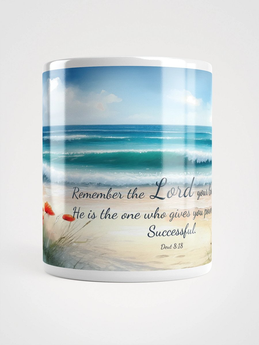Power to Succeed - Christian Quote Mug - Inspirational 11oz Ceramic Coffee Cup, product image (1)