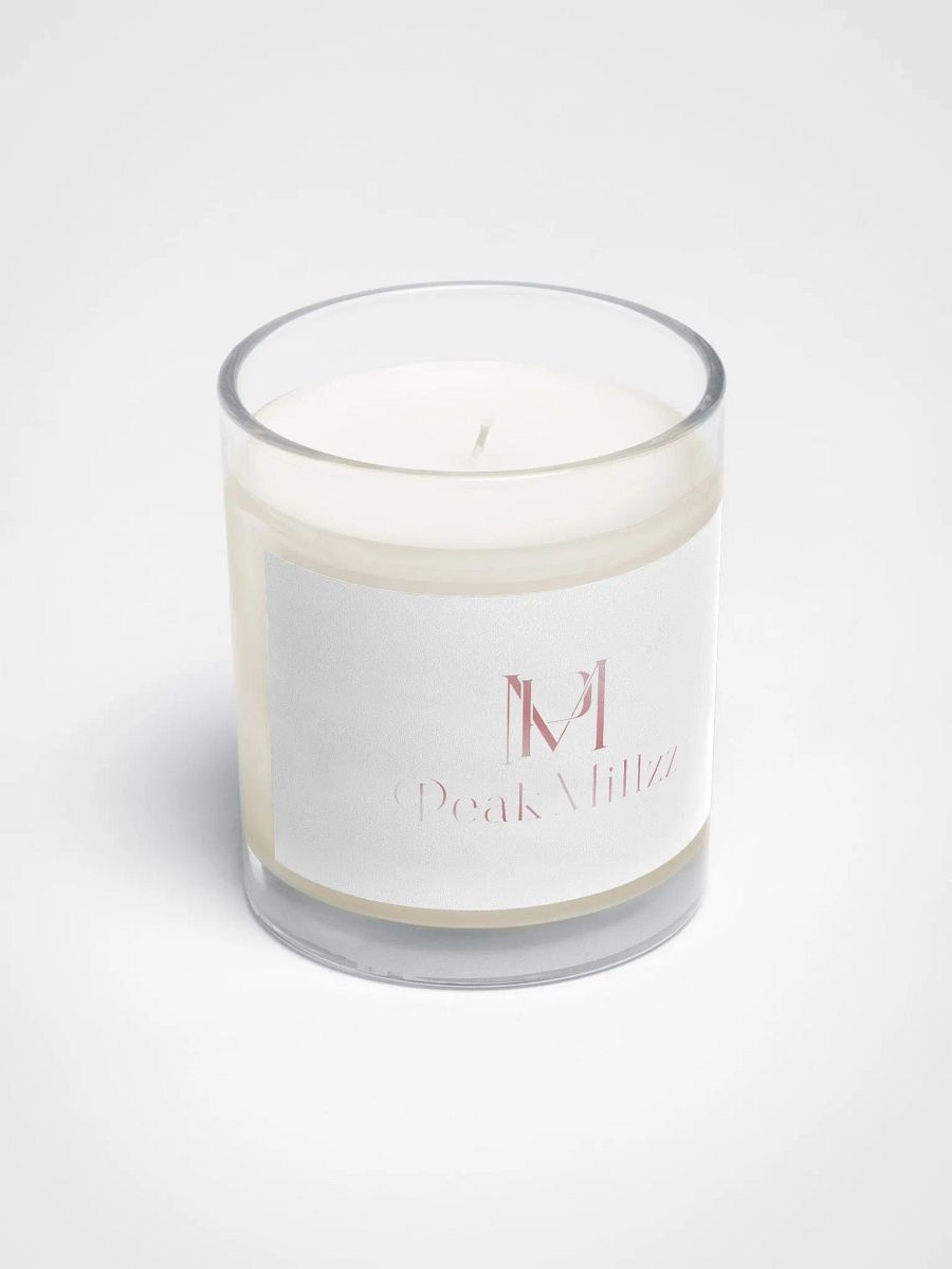 Soy Wax Candle In A Clear Glass Jar product image (2)