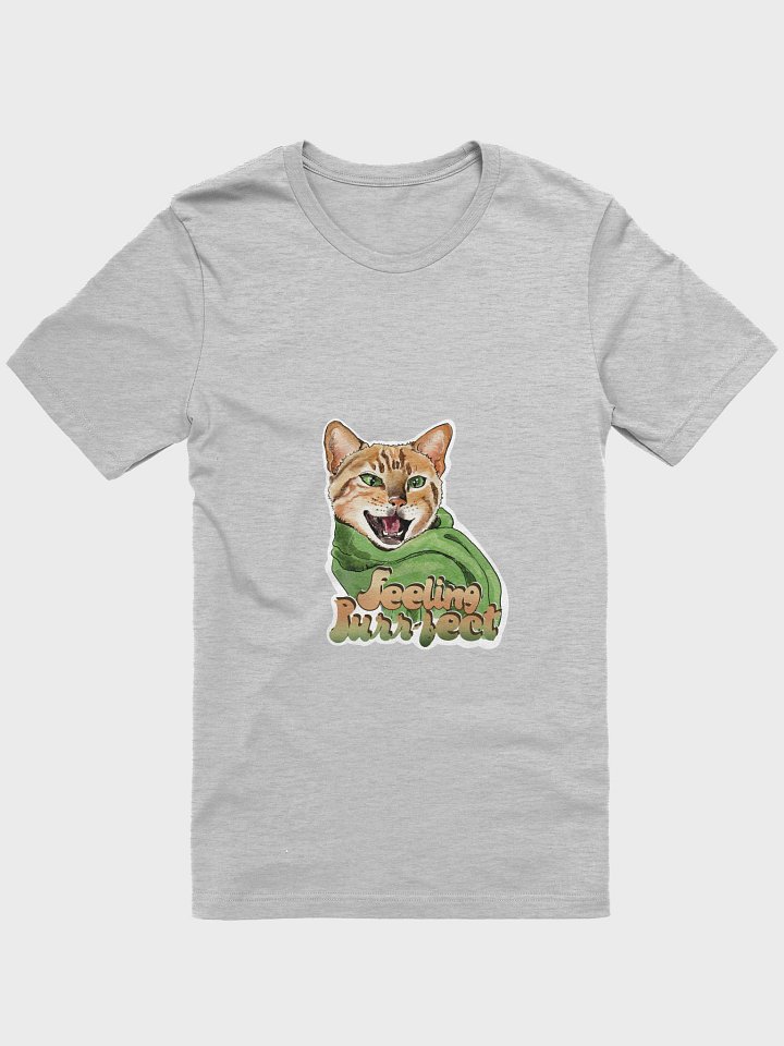 Feeling Purr-fect Cat with a scarf T shirt All colors - Large Print product image (18)