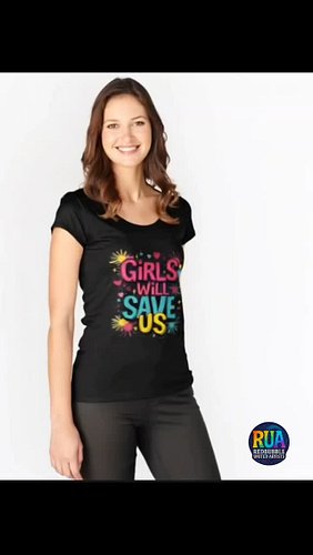 Bold. Powerful. Unapologetic.
This “Girls Will Save Us” tee is more than fashion—it’s a statement of strength, unity, and hop...