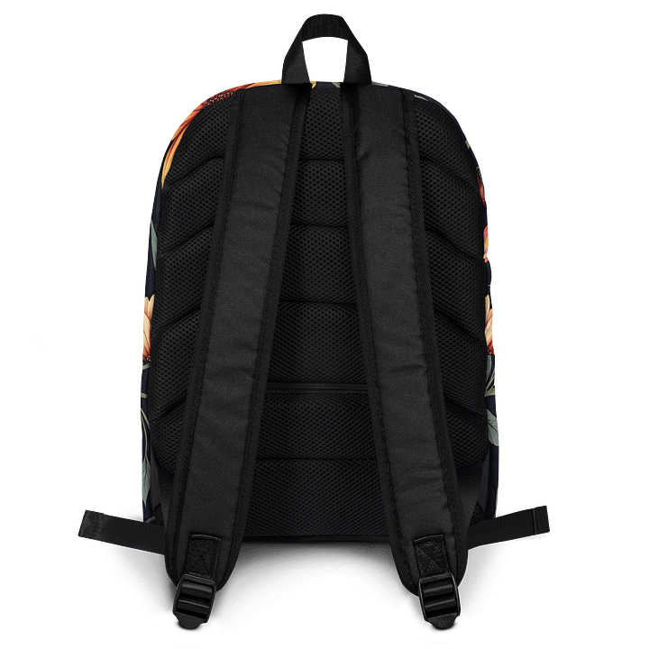 Dark Floral Backpack – Stylish Botanical Carryall for Everyday Use product image (2)