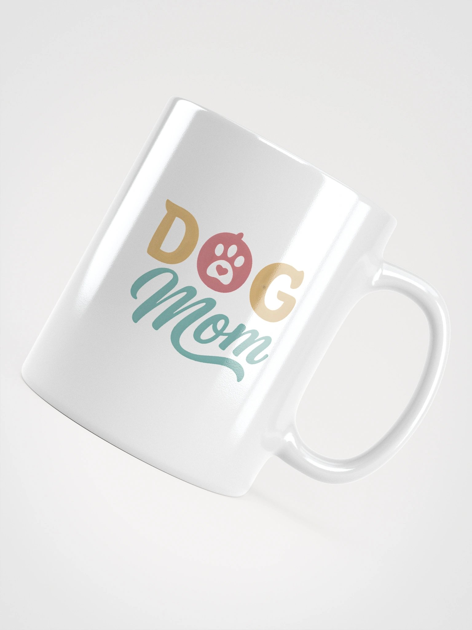 Dog Mom Mug | Bold Paw Print Design | Coffee Cup Gift for Pet Moms product image (11)