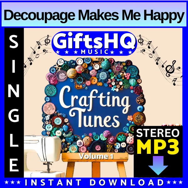 Decoupage Makes Me Happy - Song Music Single (MP3 Digital Download) product image (1)