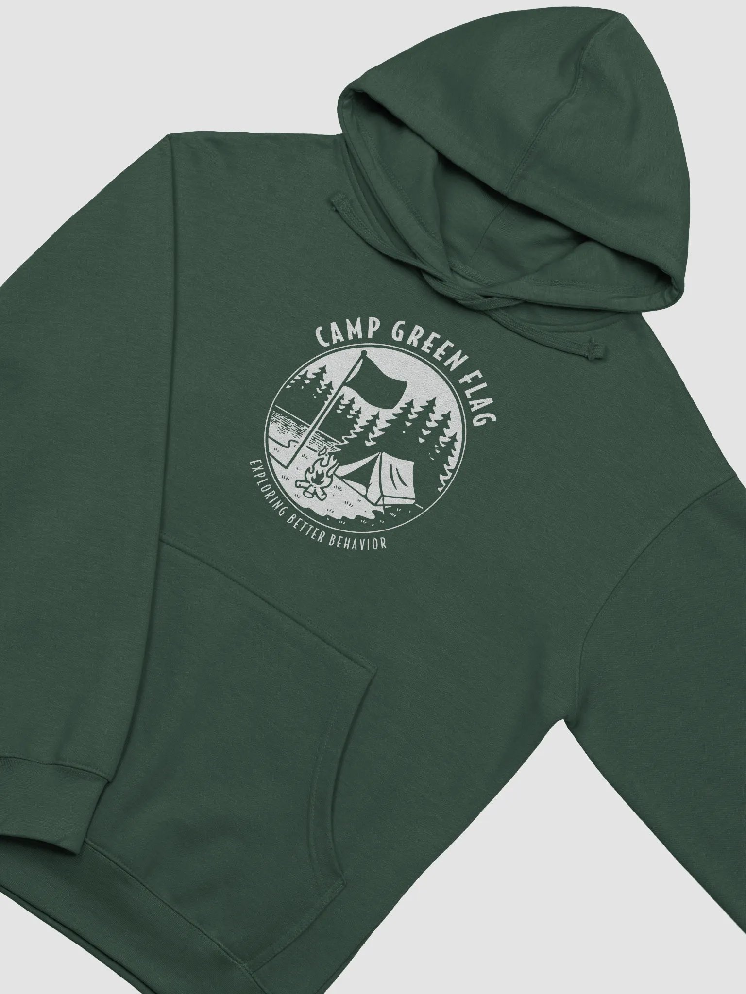 Camp Green Flag Unisex Hoodie product image (4)
