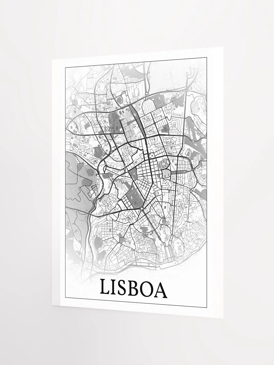 Lisboa, Portugal, city map print product image (8)