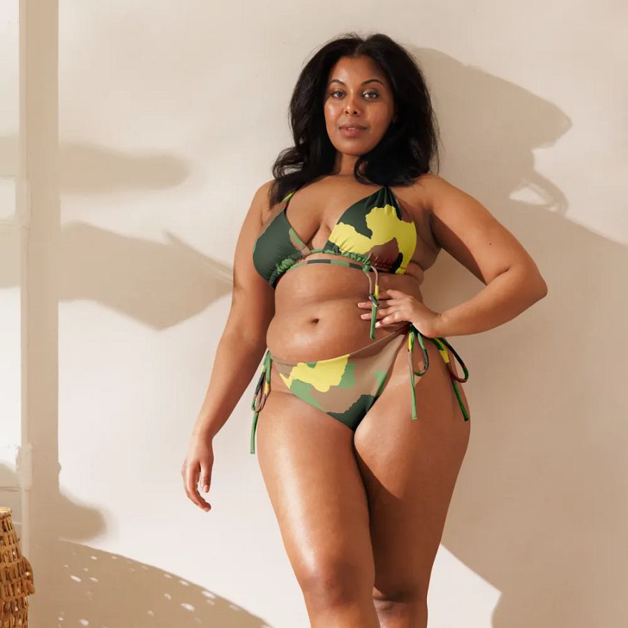 All-Over Print String Bikini - Camouflage product image (10)