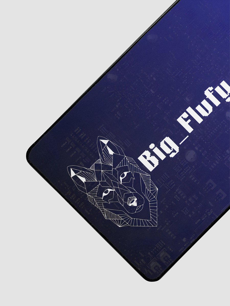 Big Flufy Wolf Mouse Pad product image (3)
