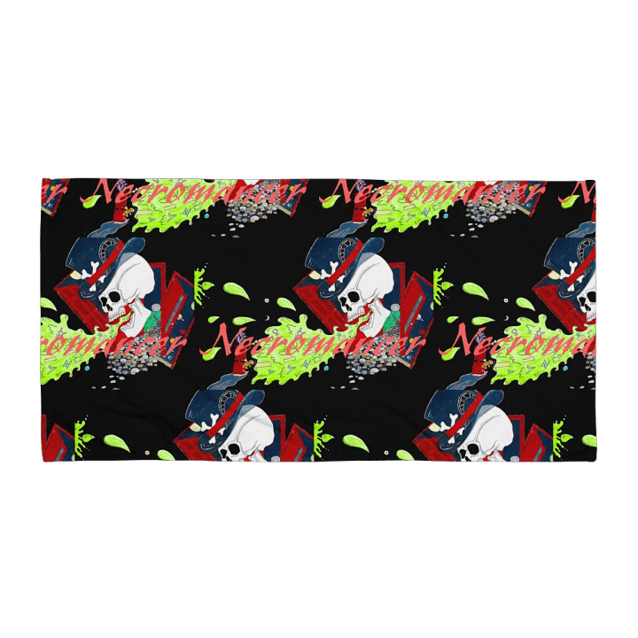 Necromancy Skull Sublimated Towel product image (1)