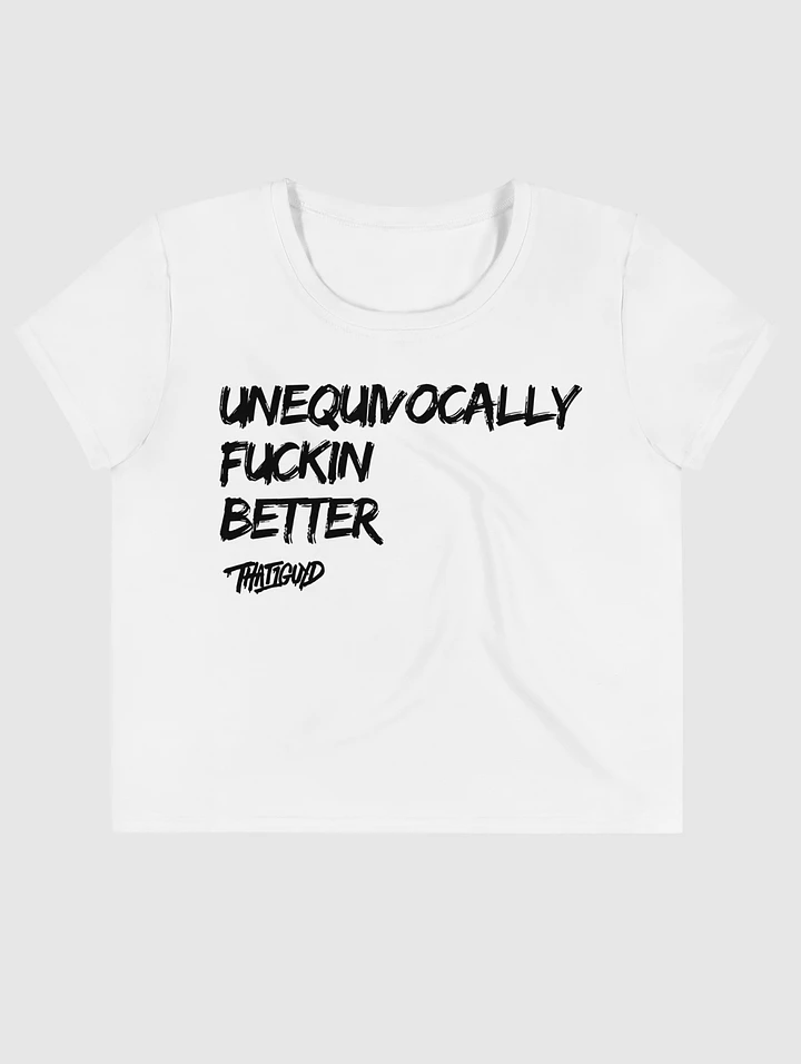 UFB Crop Tee (White) product image (1)