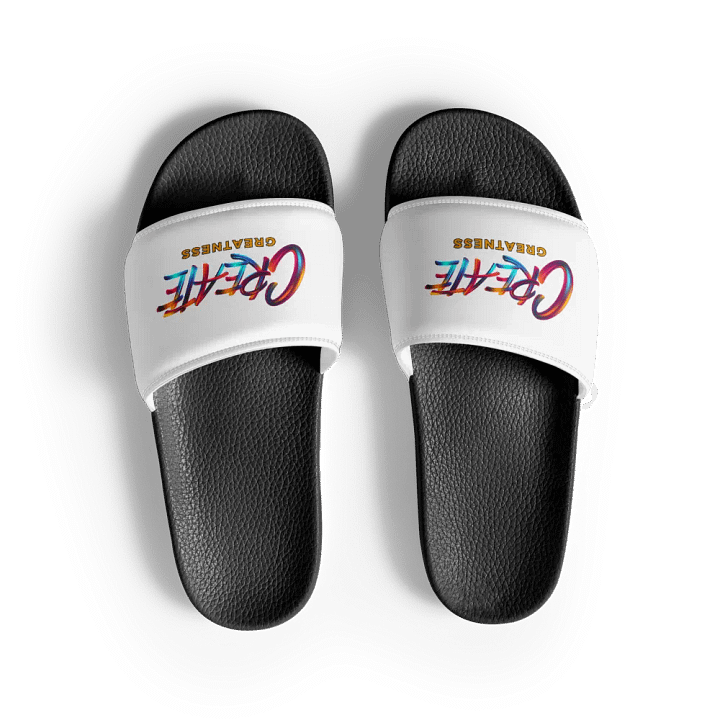 Create Greatness Women's Slides product image (1)
