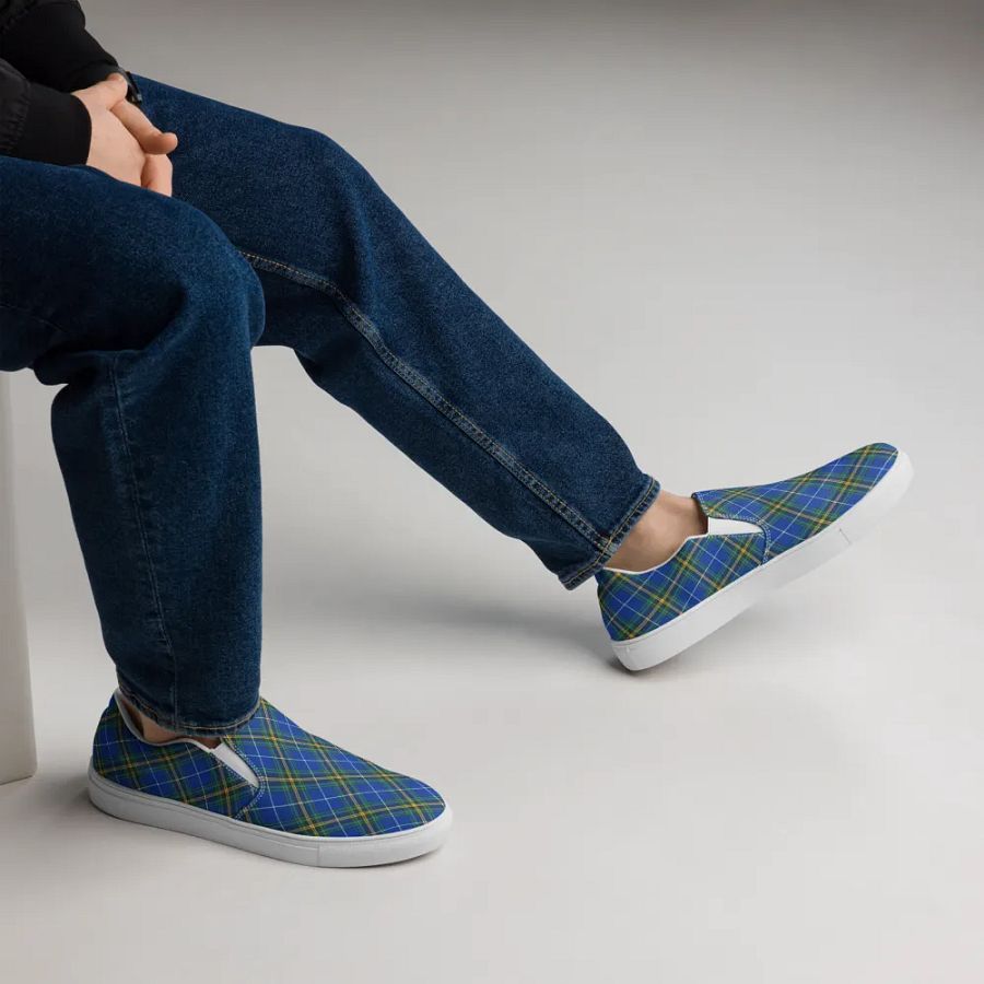 Nova Scotia Tartan Men's Slip-On Shoes product image (7)