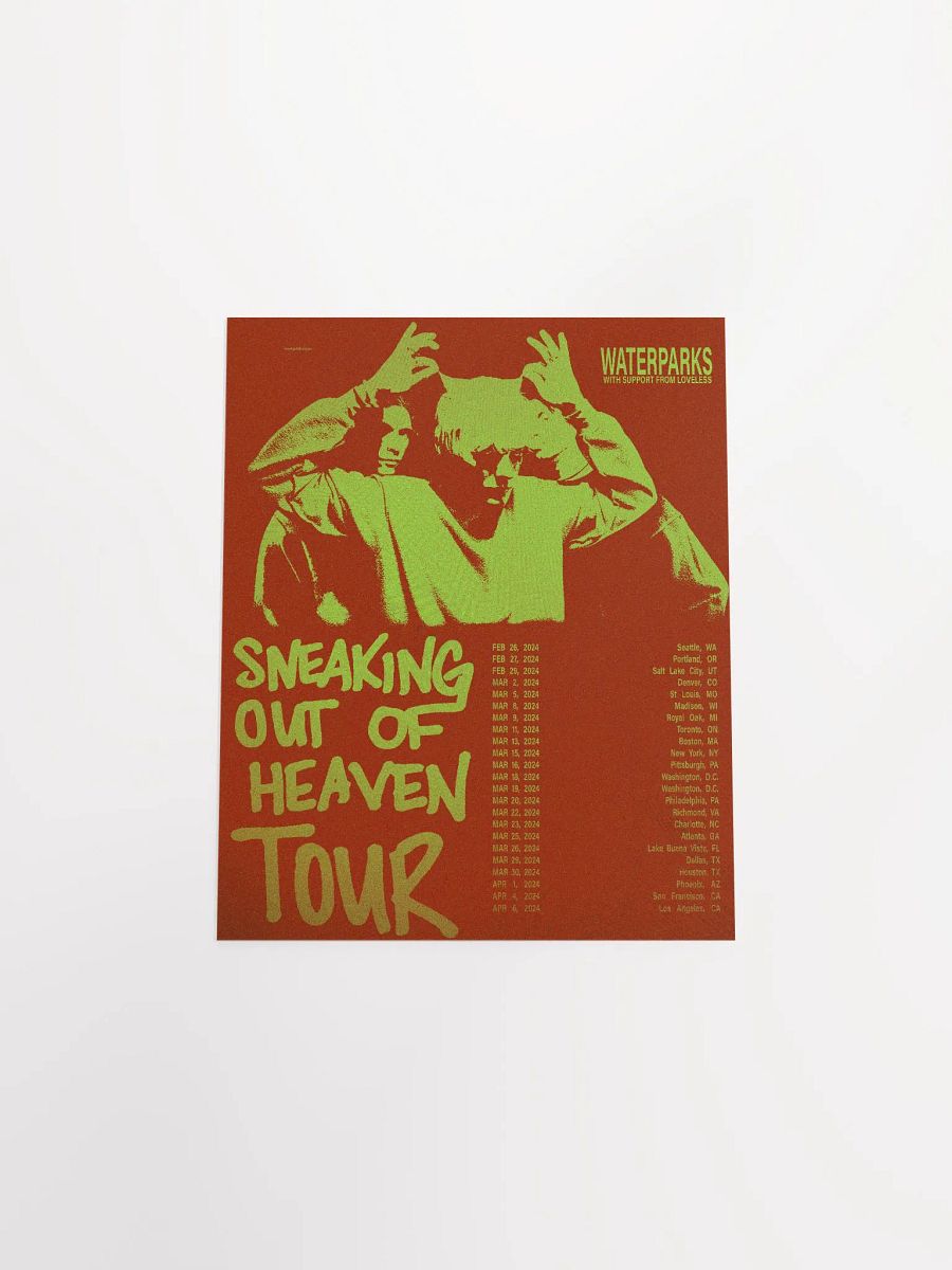 SOOH TOUR POSTER RED & GREEN product image (12)