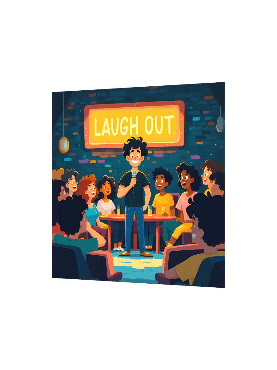 Laugh Out Loud Comedy Club – Hilarious Night Paper Poster product image (5)