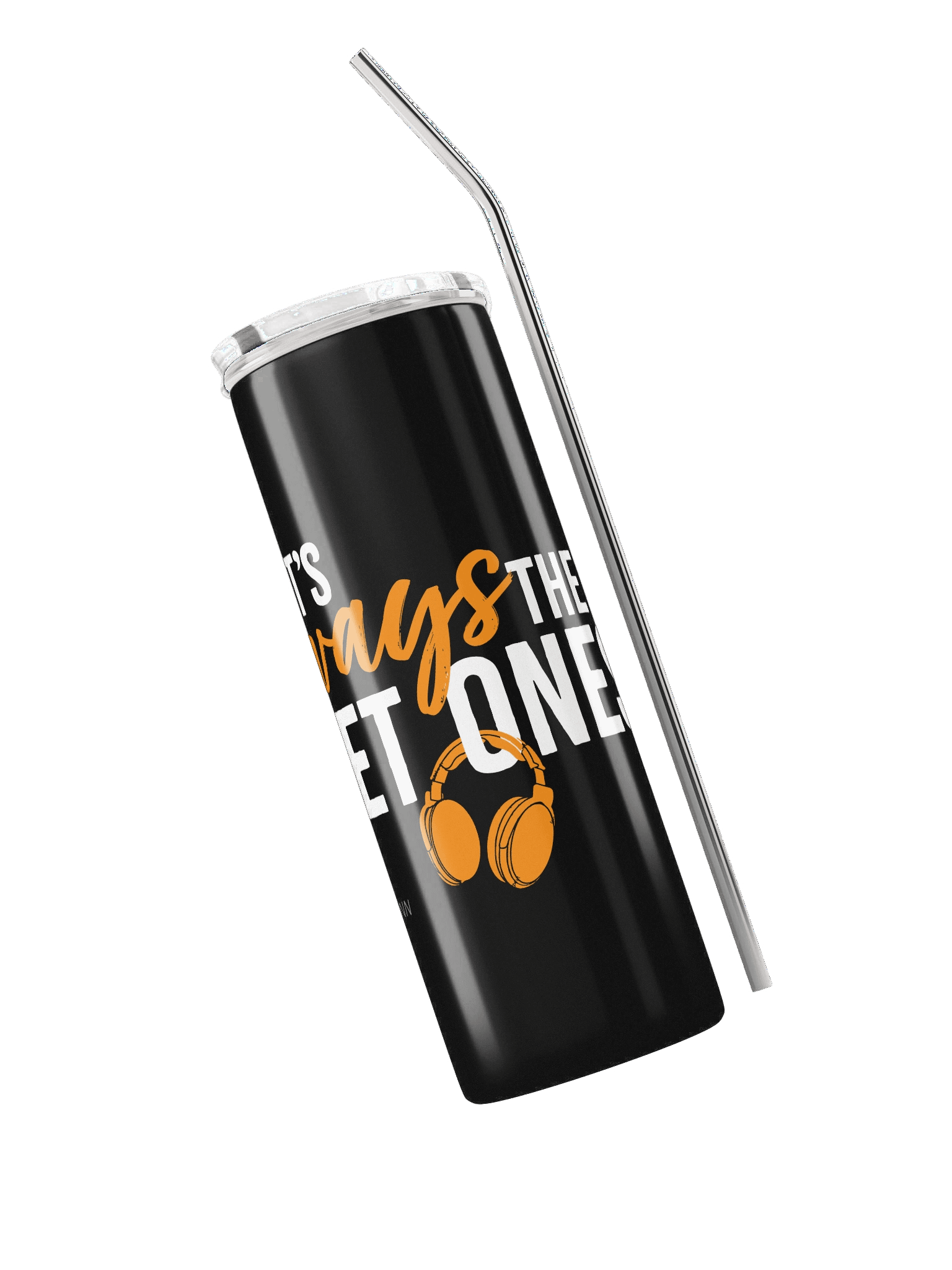 It's Always The Quiet Ones Stainless Steel Tumbler (Black) product image (3)