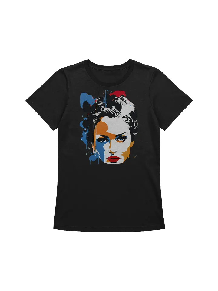 Abstract Girl - Bella Canvas Women's Supersoft Relaxed-fit T-Shirt product image (2)