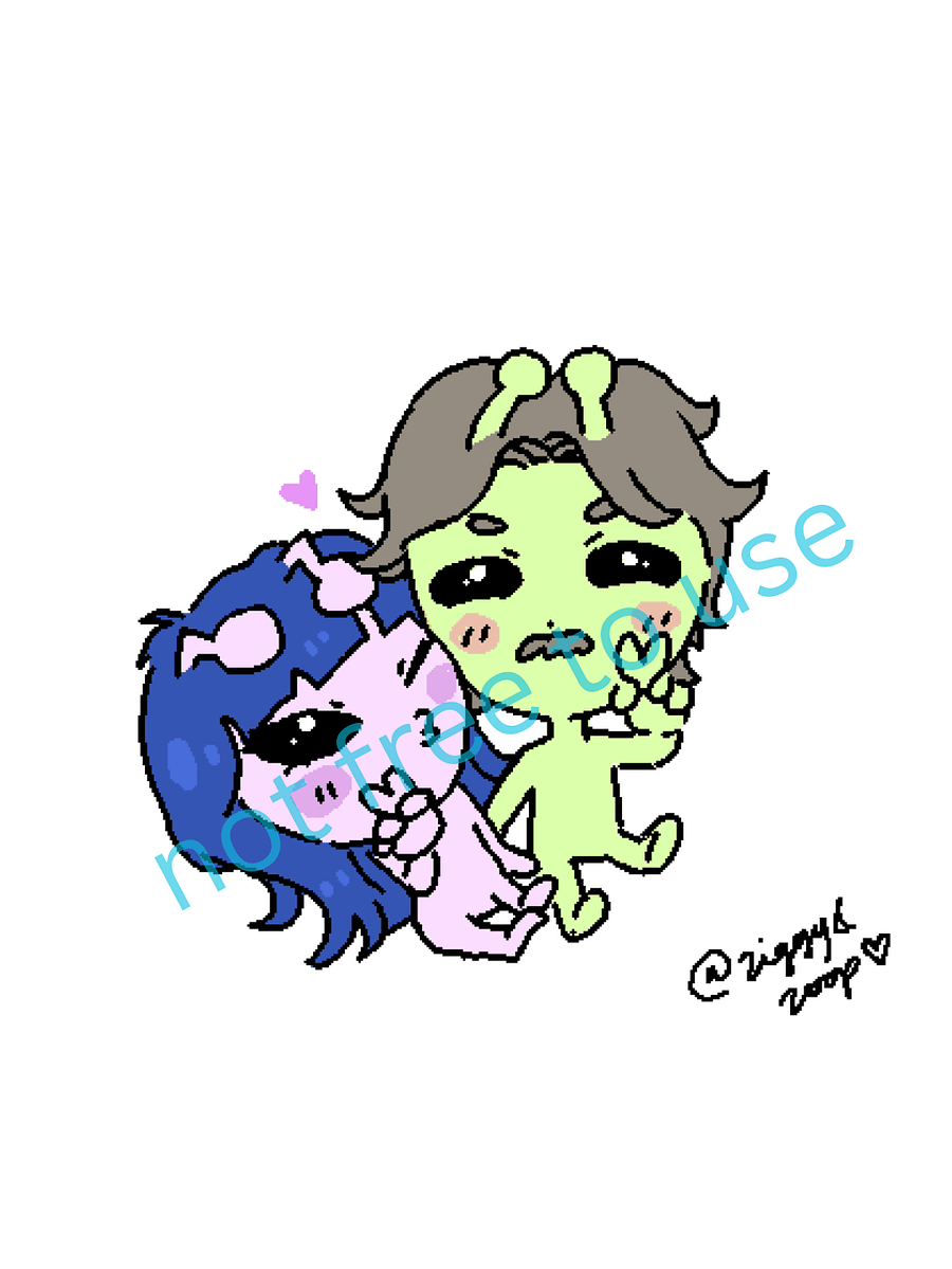 Alien Couple Commission product image (3)