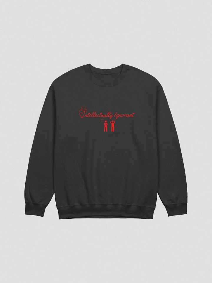 Intellectually Ignorant ( RED LOGO) Crewneck Sweatshirt product image (1)