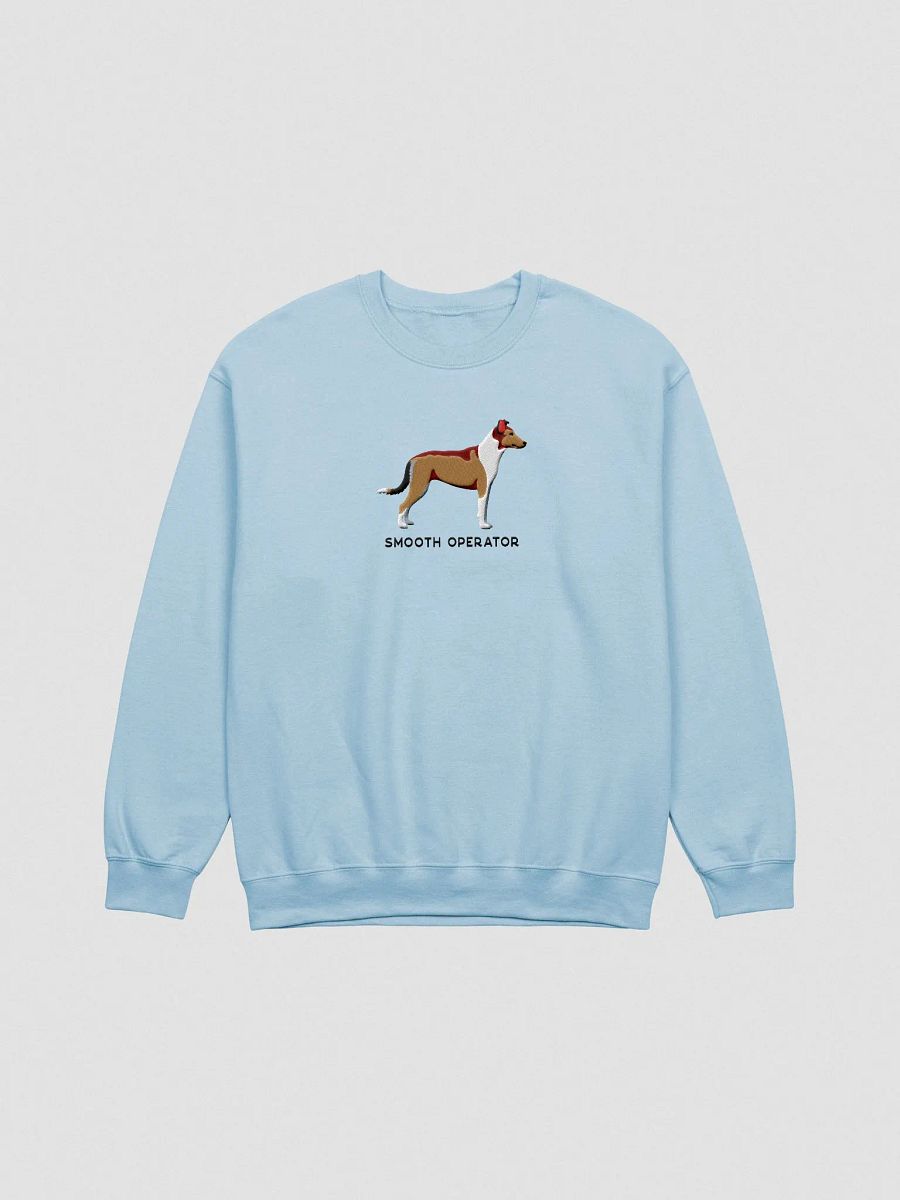 Smooth Operator Sweatshirt (Embroidered) of a Smooth Collie(Tan) product image (4)